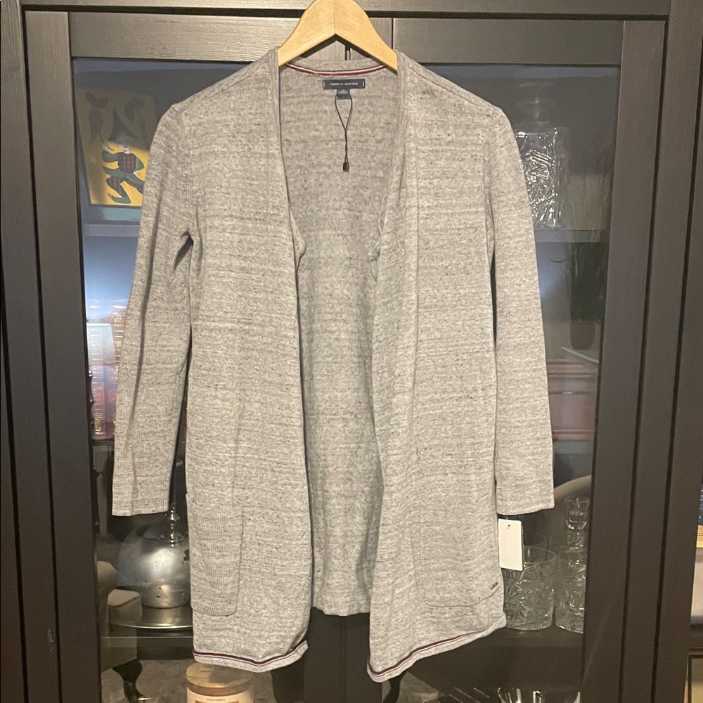 Tommy Hilfiger Light Gray Women's Cardigan